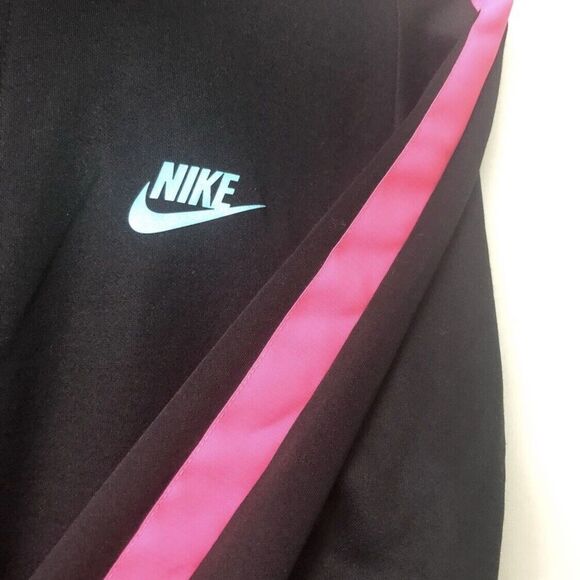 Nike Sportswear  Full Zip Track Jacket Size Small Men Black Pink Unisex New - Picture 4 of 6